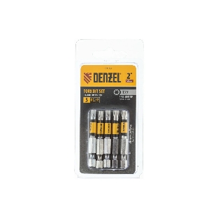 Набор бит Denzel T27x2", 5 шт.