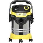 Строительный пылесос Karcher WD 5 S V-25/5/22 желтый, 1100 Вт, уборка сухая/сбор воды, пылесборник мешок/контейнер, 25 л