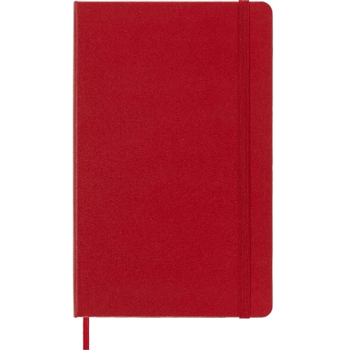 Блокнот Moleskine Classic Large, 240 страниц, красный, нелинованный,
