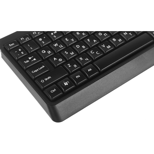 Комплект клавиатура+мышь A4Tech FStyler F1512 проводной, USB, 1200 DPI, черный