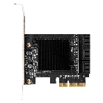 Контроллер ExeGate EXE-516 (PCI-E x4 v3.0, SATA3 6Gb/s, 6 int, ASMedia Chipset ASM1166)