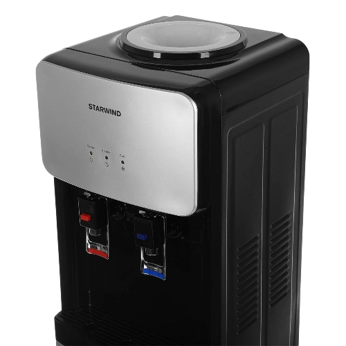 Кулер для воды Starwind SW-1011EB, верхняя загрузка, нагрев 95 °С, охлаждение 10 °С, черный/серебристый
