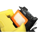 Строительный пылесос Karcher WD 5 S V-25/5/22 желтый, 1100 Вт, уборка сухая/сбор воды, пылесборник мешок/контейнер, 25 л