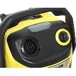 Строительный пылесос Karcher WD 5 S V-25/5/22 желтый, 1100 Вт, уборка сухая/сбор воды, пылесборник мешок/контейнер, 25 л