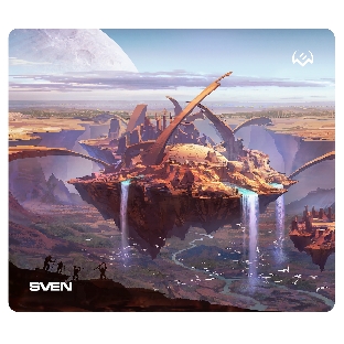 Игровой коврик для мыши (230 х 200 х 2 мм, ткань, резина) SVEN MP-G03S Island