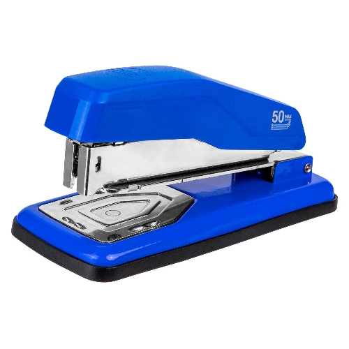 Степлер Deli E0414S/Blue 24/6 26/6 (25 листов) синий, 50 скоб, коробка