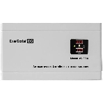 Стабилизатор напряжения ExeGate Master AV-3000 (3000ВА, 140-260В, цифр. индикация вход/вых. напряжения, 220В±8%, КПД 98%, 5 уровней защиты, задержка, метал.корпус, клем.колодка, RTL)
