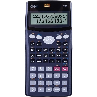 Калькулятор научный Deli E1705 черный 10+2-разр.