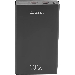 Портативный аккумулятор Digma DGPD100WA 20000mAh QC3.0/PD3.0 100W 5A 2xUSB-A/2xUSB-C черный