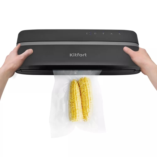 Вакуумный упаковщик Kitfort КТ-1526 110Вт черный