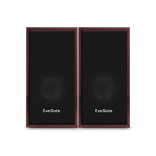 Акустическая система 2.0 ExeGate EX287059RUS Tango 314 (питание USB, 2х3Вт (12 Вт RMS), 80-20000Гц, темное дерево)