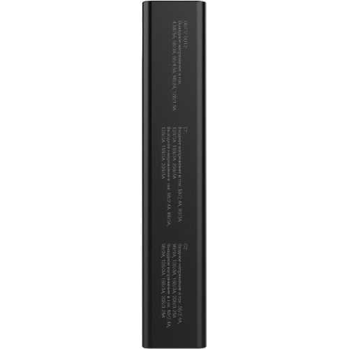 Портативный аккумулятор Digma DGPD100WA 20000mAh QC3.0/PD3.0 100W 5A 2xUSB-A/2xUSB-C черный