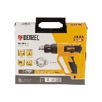 Фен технический Denzel HG-2000E, 2000 Вт, 2 режима, LCD дисплей
