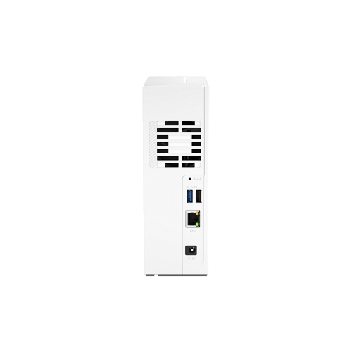 Сетевое хранилище SMB QNAP TS-133 NAS 1 HDD tray. ARM 4-core Cortex-A55 1.8GHz, ram 2 Gb (max), 1x1GbE, 1xUSB 2.0 port,1xUSB 3.2 Gen 1