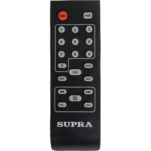 Минисистема SUPRA SMB-2150 черный 1200Вт FM USB BT SD (в комплекте: активн.+пассив.колонки)