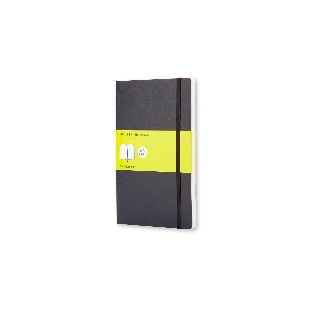 Блокнот Moleskine Classic Soft Large, 192 страниц, черный, нелинованный