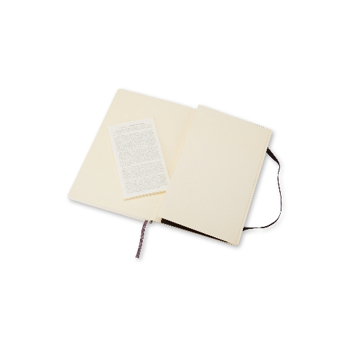 Блокнот Moleskine Classic Soft Large, 192 страниц, черный, нелинованный