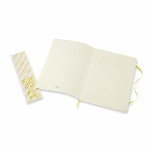 Блокнот Moleskine Classic XL,192 страниц, лаймовый, в линейку