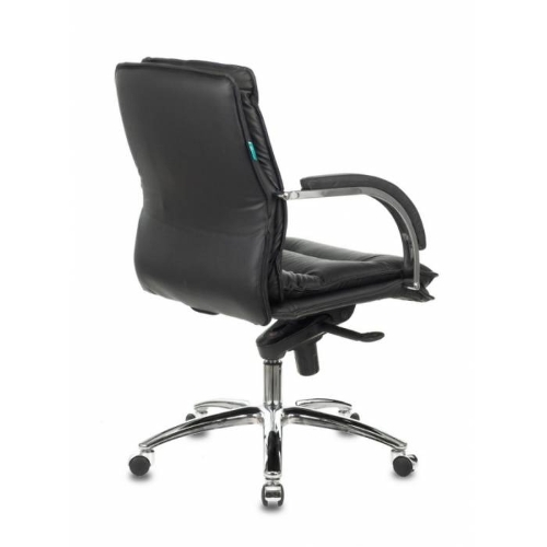 Кресло Бюрократ T-9927SL-LOW/BLACK черный, кожа