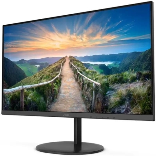 Монитор 23.8" AOC Value Line Q24V4EA IPS 2560x1440, 75 Гц, 4 мс, 16:9, 250 кд/м2, 1xHDMI, 1xDP, 1x3.5 мм, черный