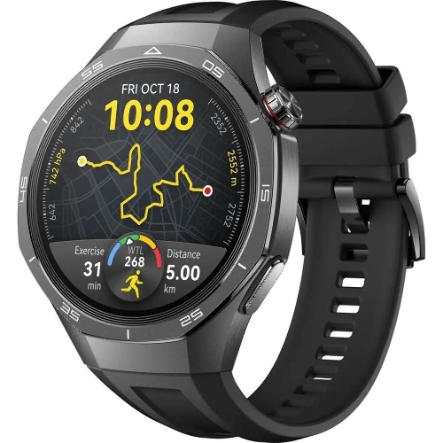 Умные часы Huawei Watch GT 5 Pro VLI-B29, 1.43" AMOLED, Bluetooth, NFC, GPS, IP69K, черный