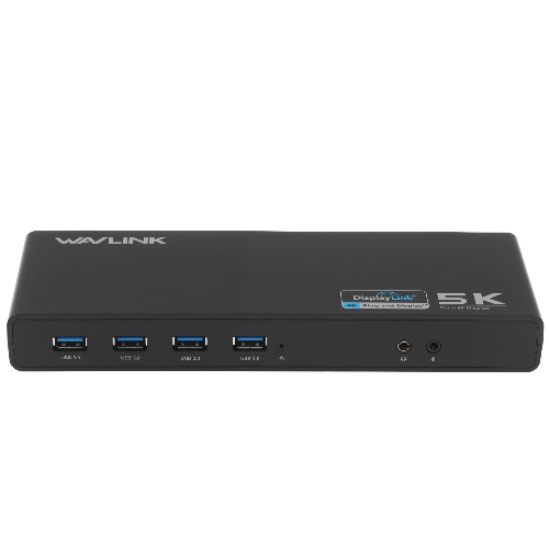 Док-станция WAVLINK WL-UG69DK1, USB Type-C, DisplayPort/HDMI/RJ-45/USB Type-C/Jack 3.5mm, USB