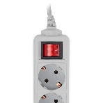Сетевой фильтр PC Pet AP01006-3-GR 3 м, 5 розеток, серый