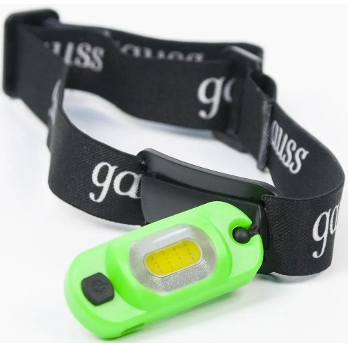 Фонарь налобный Gauss GFL408 3W 150lm Li-ion 300mАч LED