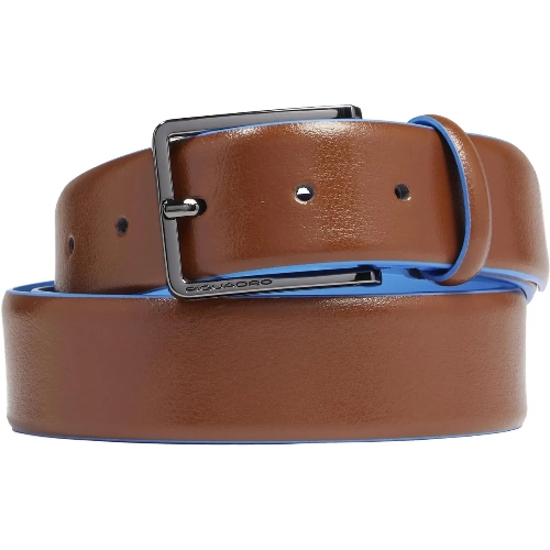 Ремень мужской Piquadro Blue Square CU5258B2/M 125х3.5 см каштановый натур.кожа