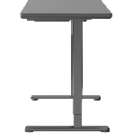 Стол игровой Cactus CS-EGD-BBK столешница стекло черный, каркас черный