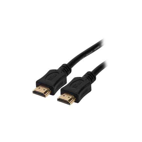Кабель HDMI C-HM-HM-1M Wize 1 м., v.2.0, 19M/19M, позол.разъемы, экран, черный, пакет