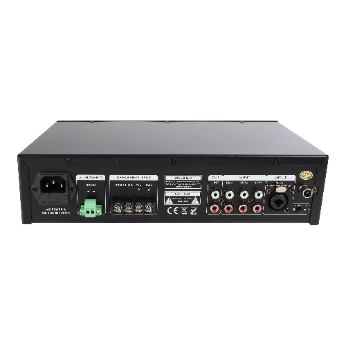 Микшер-усилитель Intrend ITMXAMP-60MT MP3, FM тюнер, USB, Bluetooth, 2хMic/3хLine входы, 1хLine выход,60 Вт, 4/8Ом/100V, IR-пульт в комплекте