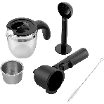 Кофеварка капельная Kitfort КТ-760-1 красный/черный, молотый кофе, 240мл, 800Вт, 3,5 бар