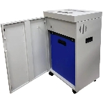 Шредер Office Kit S535 3,8x40 белый (секр.P-4) фрагменты 35лист. 50лтр. скобы пл.карты CD