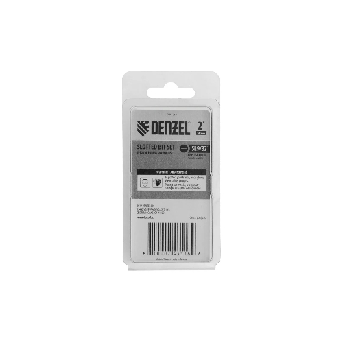 Набор бит Denzel SL9/32"x2", 5 шт.
