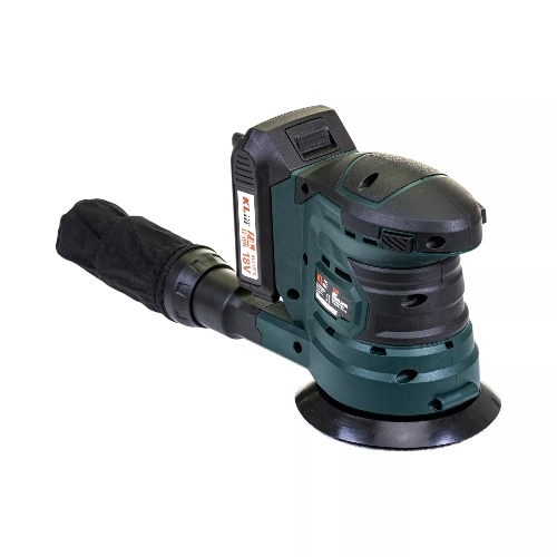 Эксцентриковая шлифовальная машина аккумуляторная KLPRO KLEZ18-20 (18В, Li-ion-2шт, 2.0Ач, ЗУ 2,4А)