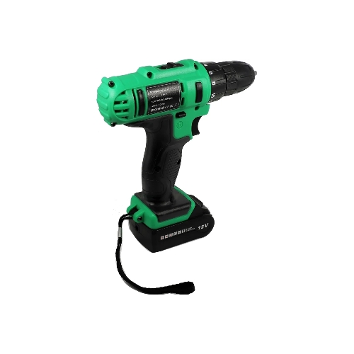 Дрель-шуруповерт Zitrek Greenpower 12-Li 063-4074, 12 В, 1,5 Ач, 32 Нм, щеточный