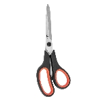 Ножницы LARA LR05-90 BLISTER 21,5 см, прорезиненные ручки, сверхострая заточка, нержавеющая сталь 2CR14