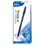 Набор ручек шариковых Deli Think EQ8-BL синий, d=0.5мм, синие чернила (12шт)