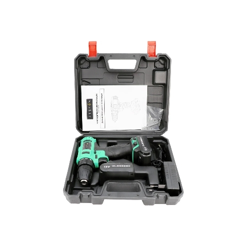 Дрель-шуруповерт Zitrek Greenpower 12-Li 063-4074, 12 В, 1,5 Ач, 32 Нм, щеточный