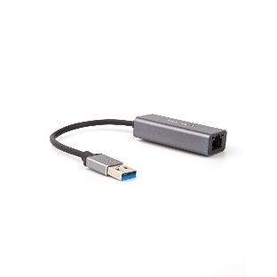 Кабель-переходник USB 3.0 (Am) --> LAN RJ-45 Ethernet 1000 Mbps, Aluminum Shell,Telecom TU312M