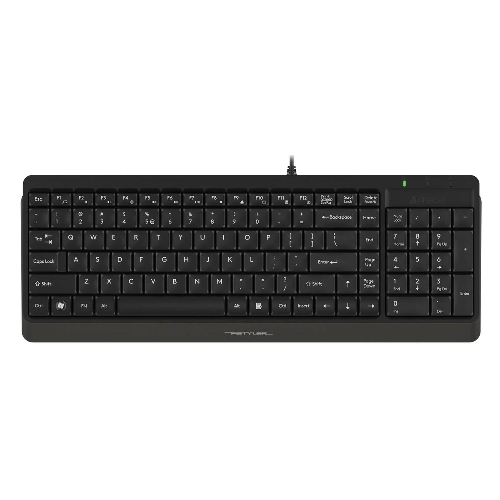 Комплект клавиатура+мышь A4Tech FStyler F1512 проводной, USB, 1200 DPI, черный