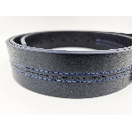 Ремень мужской Piquadro Blue Square CU6742B2/BLUN 125х3.5 см синий/черный натур.кожа