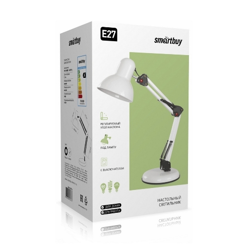 Светильник настольный Smartbuy (SBL-DL-E27-w) 60W/ E27
