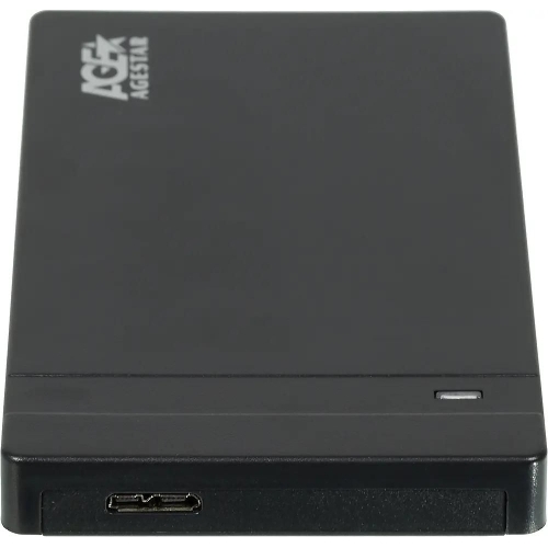 Внешний корпус для HDD AgeStar 3UB2P3 SATA III пластик черный 2.5"