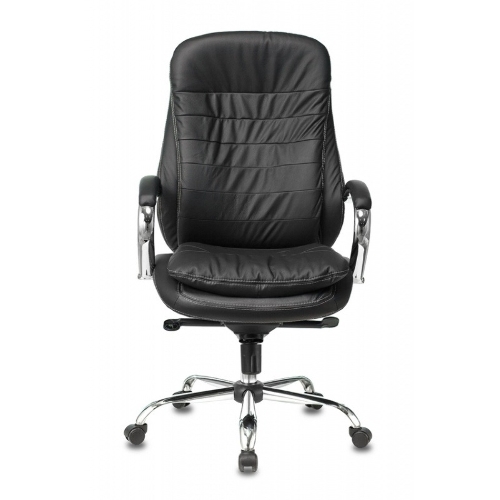 Кресло Бюрократ T-9950/BLACK черный, кожа