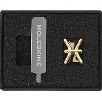 Шильд-символ Moleskine Zodiac Рыбы, металл, золотистый, коробка с европодвесом, PINPISCESGOLD
