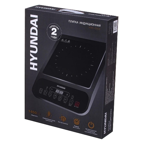 Плита настольная электрическая Hyundai HYC-0101 черный эмаль (настольная)