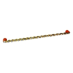 Шина заземления Lanmaster TWT-EBARH-1U-15X3/20 дл.482мм шир.15мм