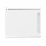 Щиток настенный FRAME DKC F08W1WW 8мод. с бел. дверцей с 2 шинами PEN на 6 и 8 отверст. белый